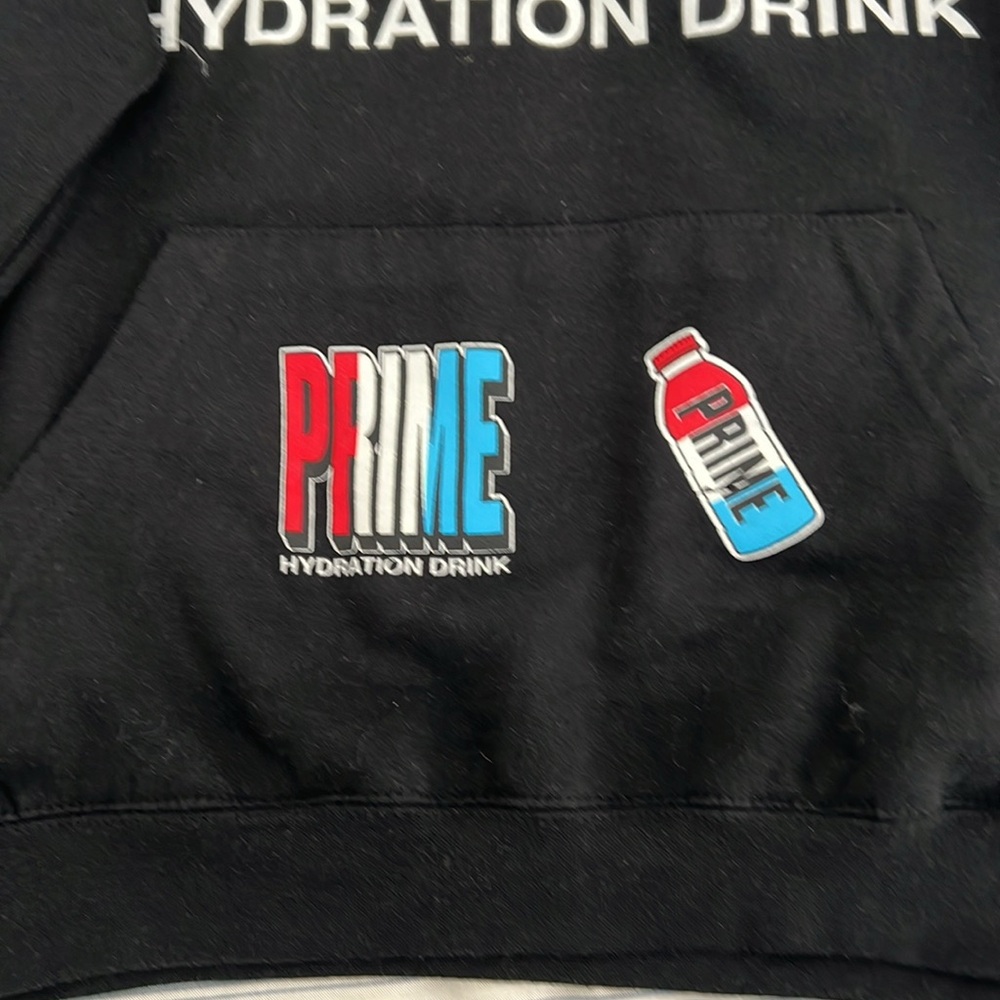 OneWay men’s hoodie. S. Prime Hydration Drink. ptp 20”. length 24” - Picture 5 of 7